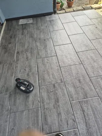 Terrassenplatten in Holzoptik